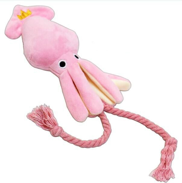 Octopus Dog Toy Plush Cozy Up