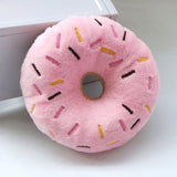 Donut Dog Toy (pink, blue or brown)