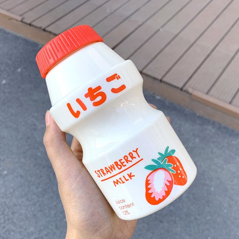 Kawaii Fruit Milk Water Bottle